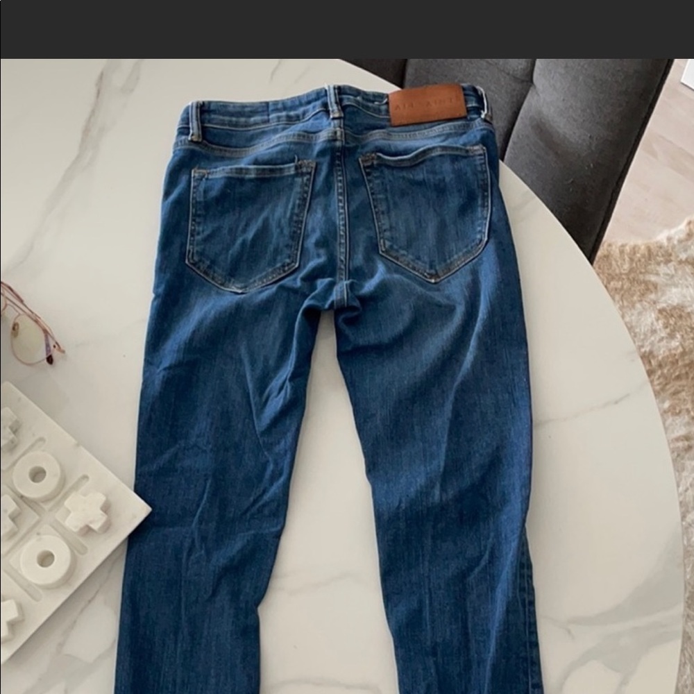 ALL SAINTS skinny jeans blue